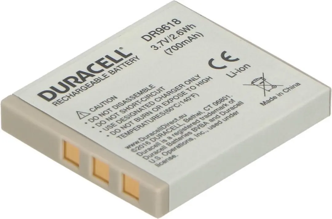 Duracell NP-40 Accu - 650mAh - voor Fuji Compactcamera