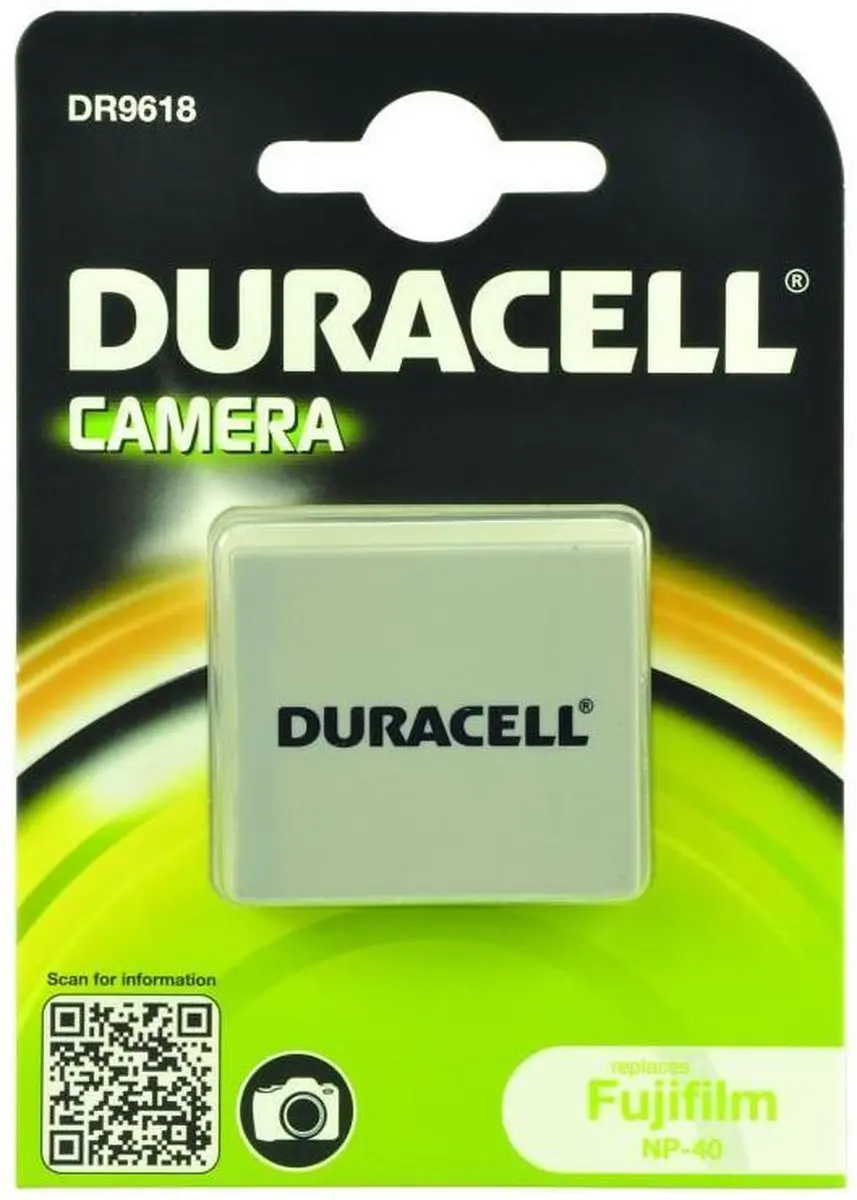 Duracell NP-40 Accu - 650mAh - voor Fuji Compactcamera
