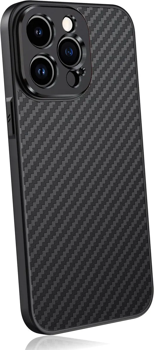 MOJOGEAR 17mm Lenscase iPhone 15 Pro - Carbon Zwart