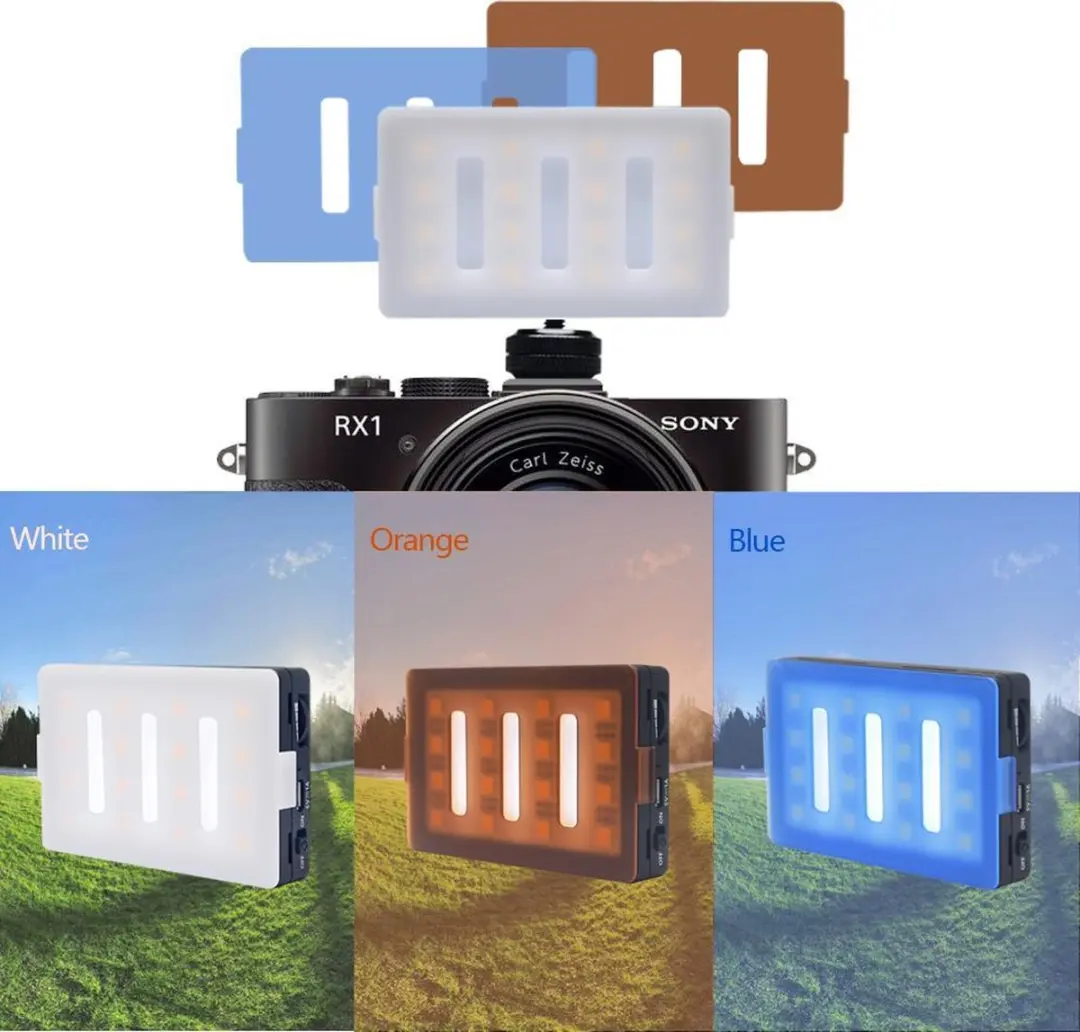 MCOPLUS LUX1600 LED-lamp 16 Stuks - 5500K - 3 Filters