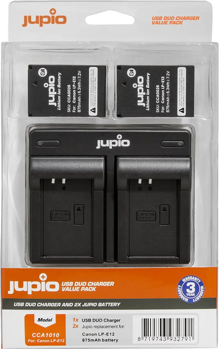 Jupio CCA1010 Accu Oplader