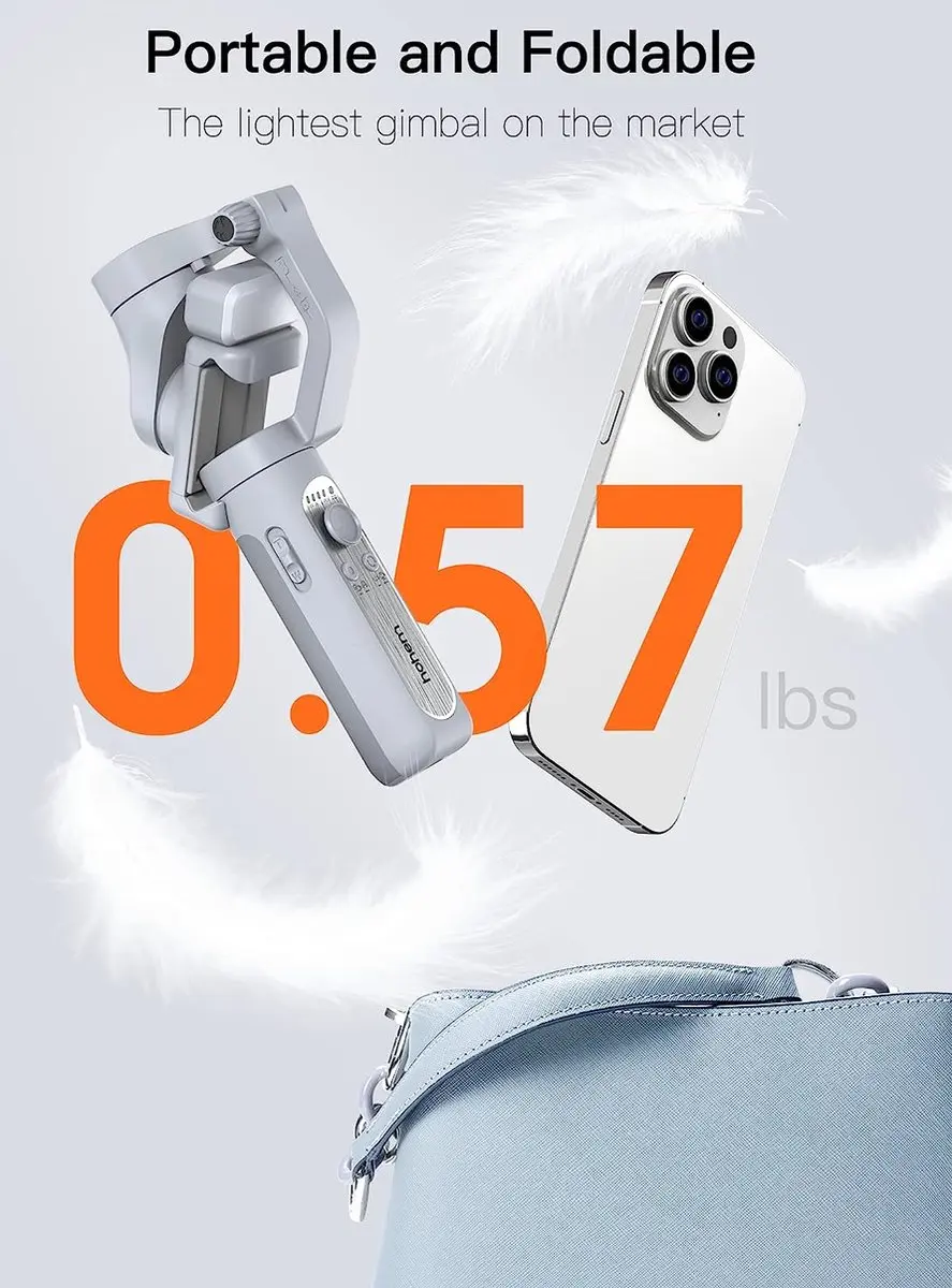 Hohem iSteady XE Smartphone Gimbal Kit - 2000mAh - Wit