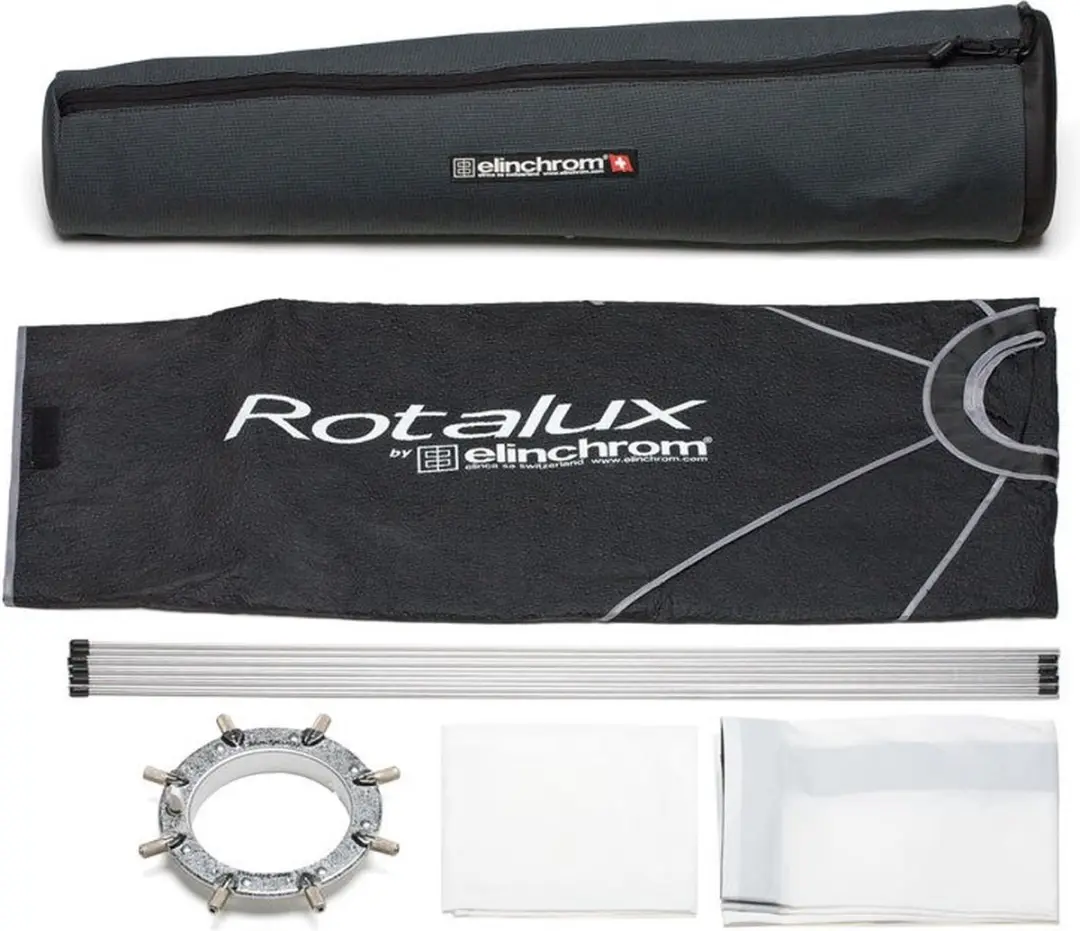 Elinchrom Rotalux Softbox Square 70x70cm EL26178 - Zwart/Wit