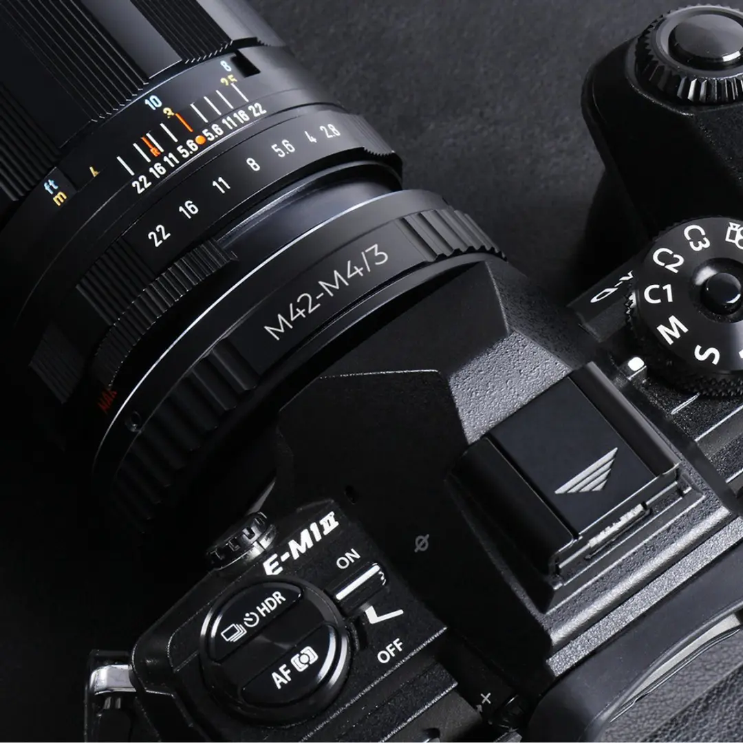 K&F Concept M42-M43 Adapter - Zwart