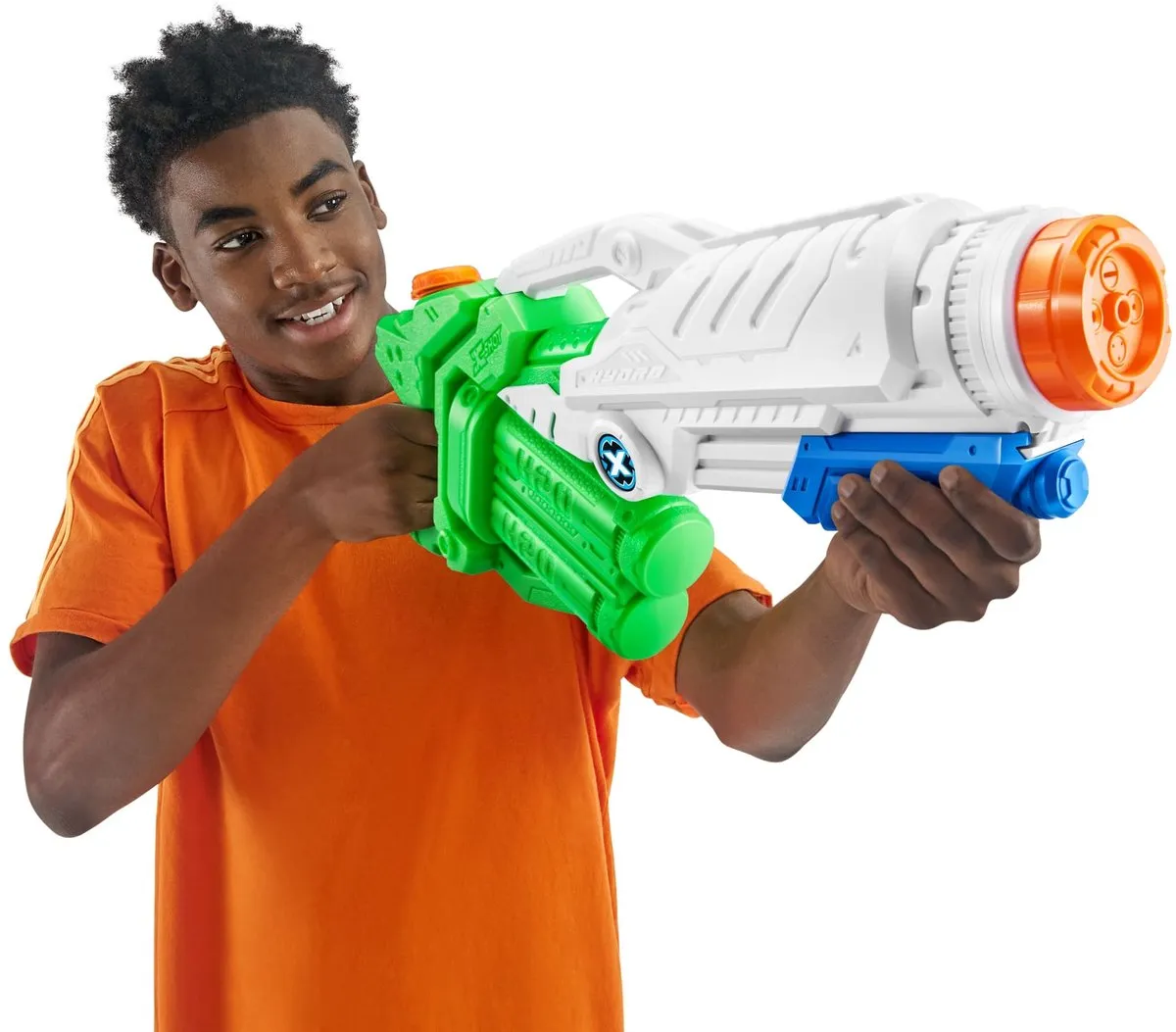 XSHOT Hydro Hurricane & Stealth Soaker Combo - 2 Stuks - Blauw/ Groen/ Oranje/ Wit