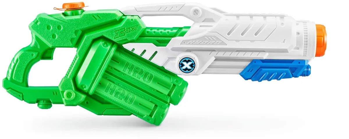 XSHOT Hydro Hurricane & Stealth Soaker Combo - 2 Stuks - Blauw/ Groen/ Oranje/ Wit