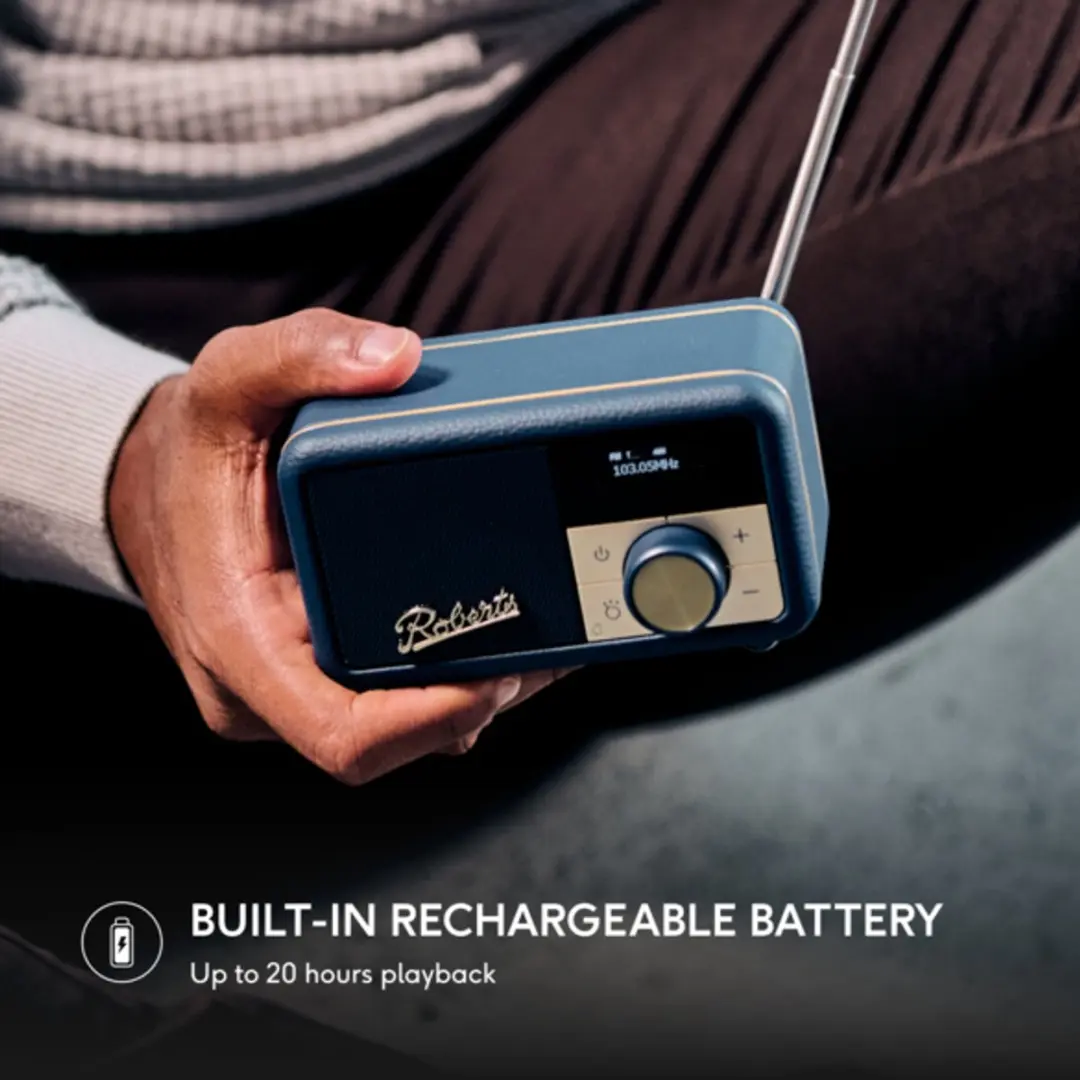 Roberts Revival Petite 2 DAB+ Radio - 131202 - Blauw