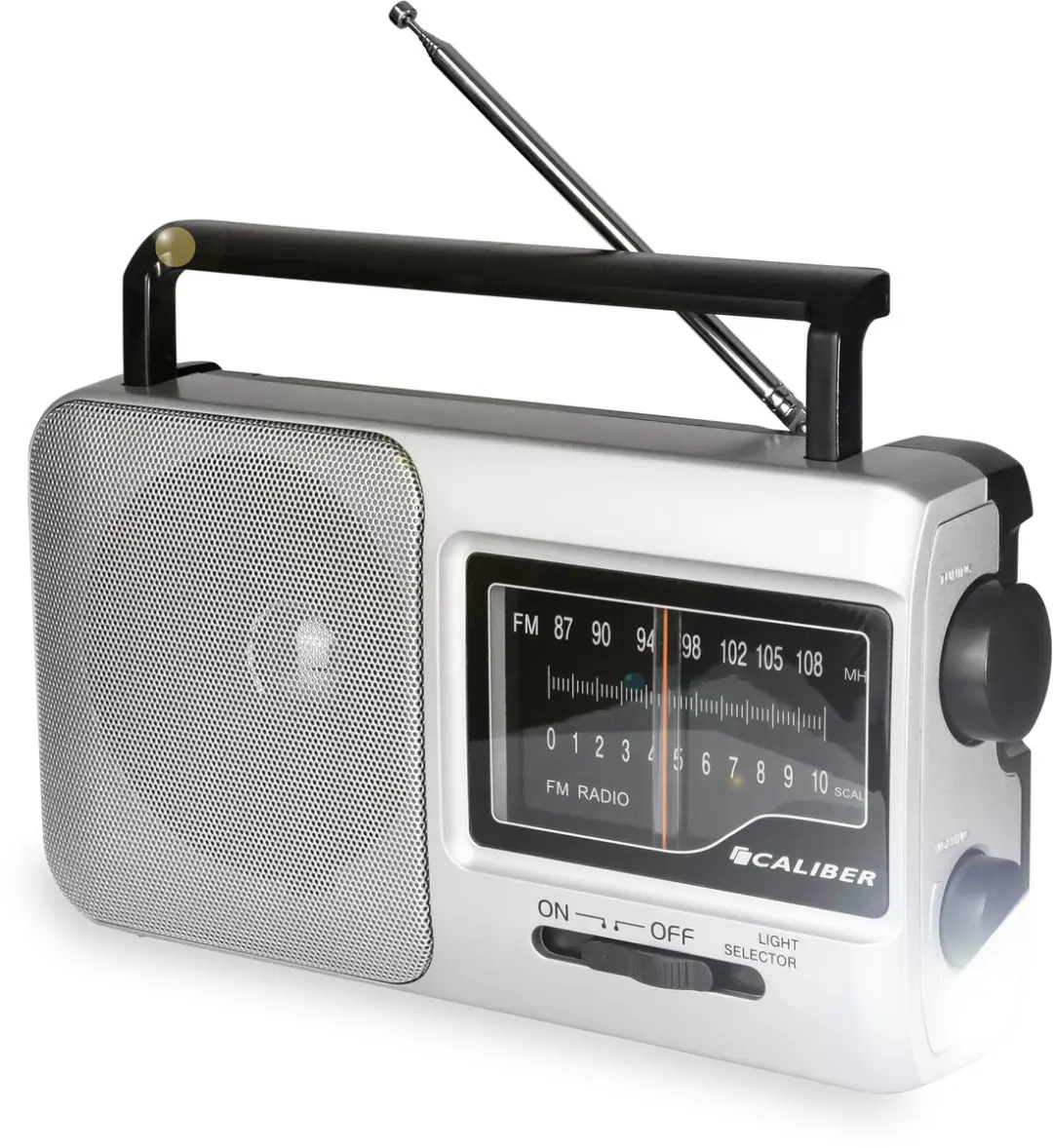 Caliber HPG317-R Noodradio - Zilver