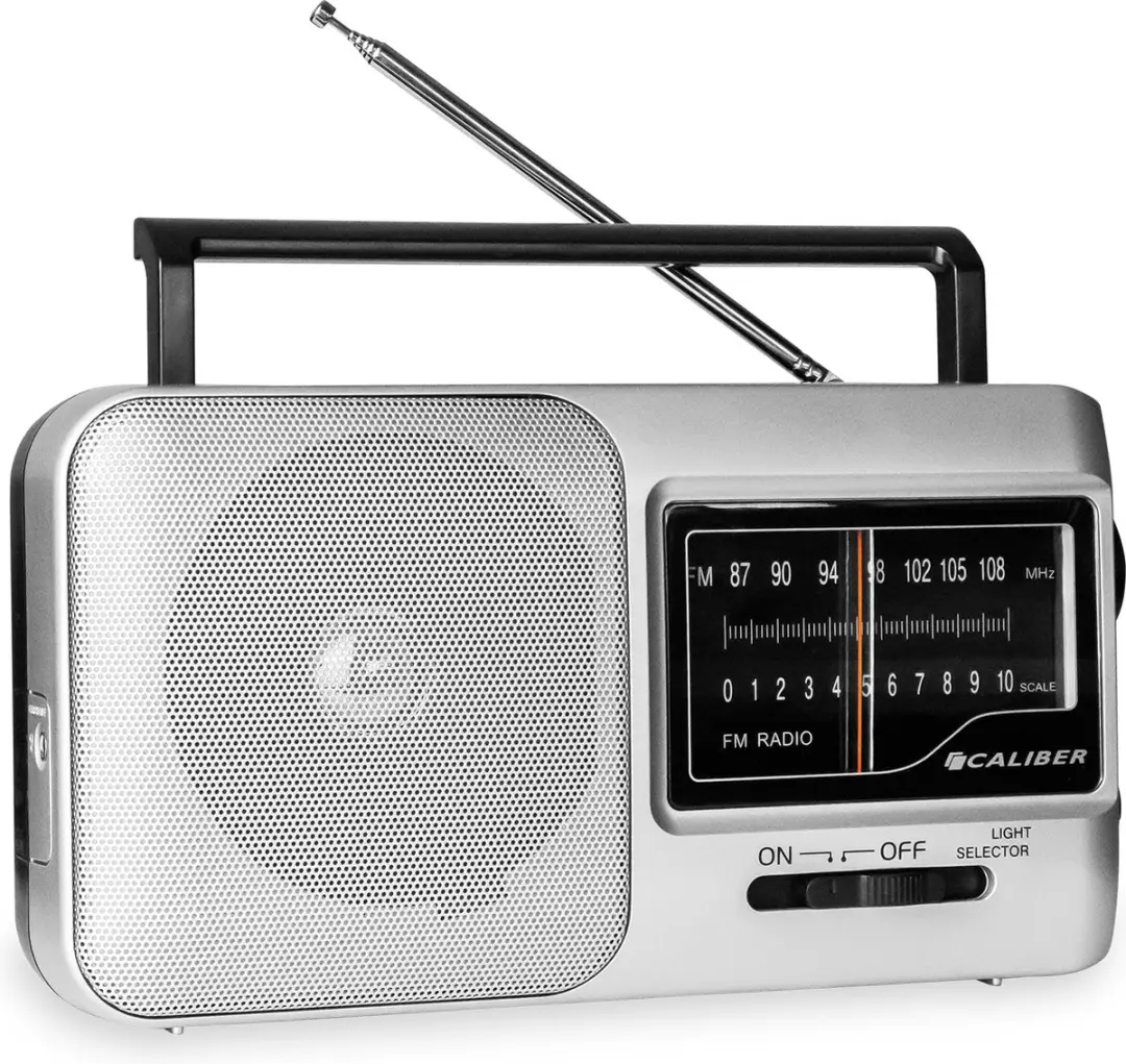 Caliber HPG317-R Noodradio - Zilver