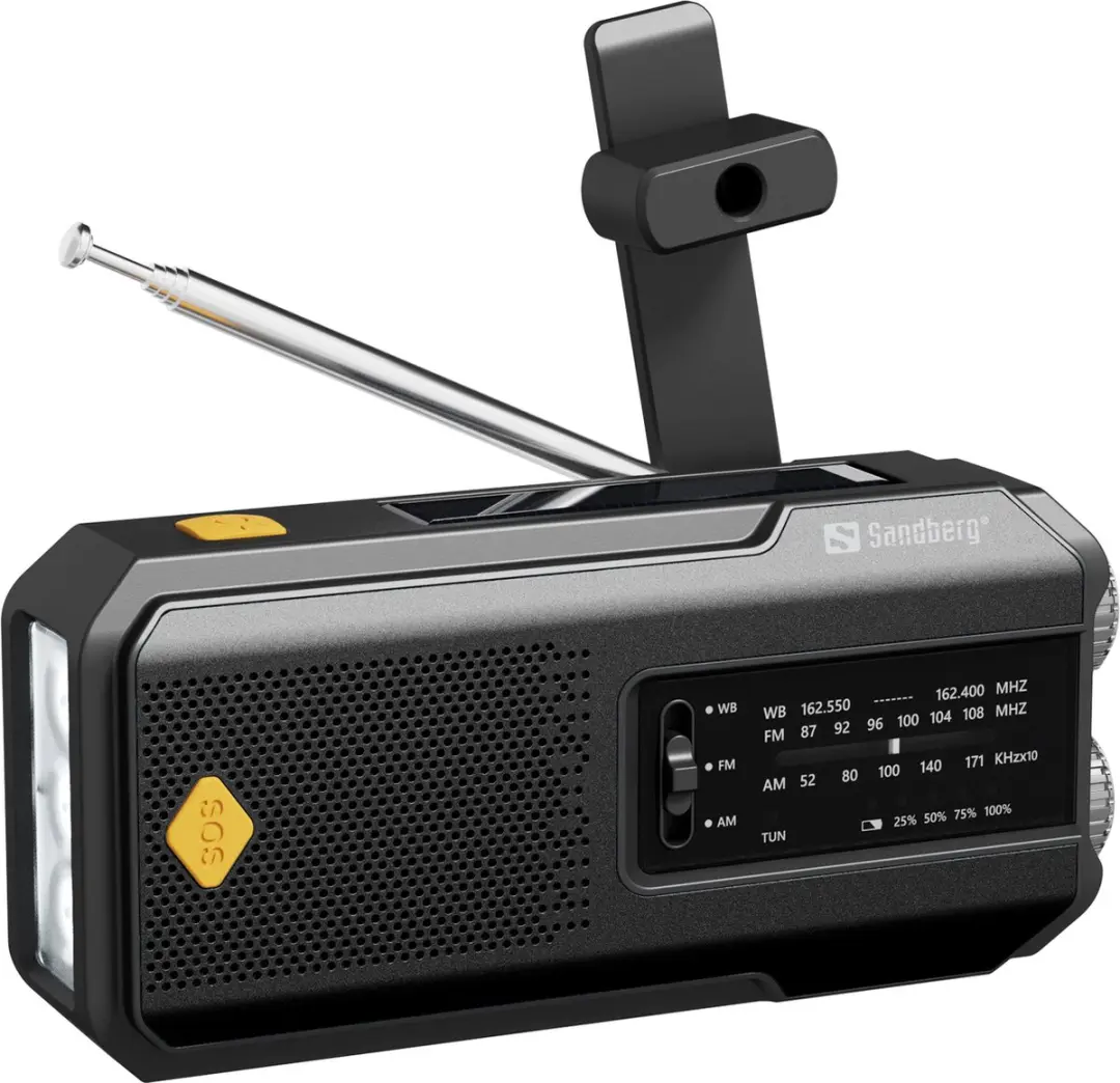 Sandberg Survivor Radio Powerbank 2000 421-04 - Black