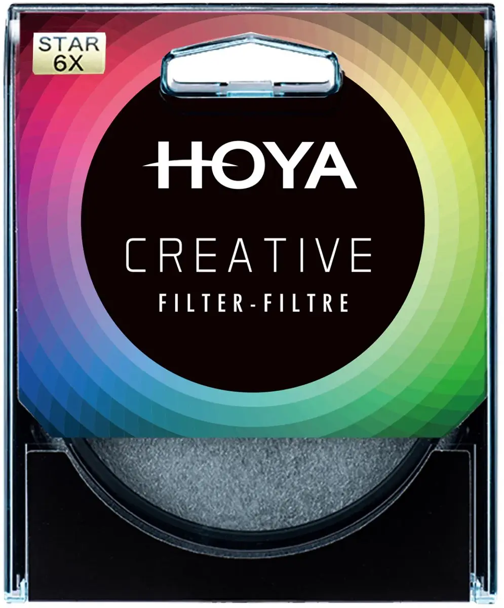 Hoya STAR-6X 77mm Sternfilter - 6 Stuks - Zwart