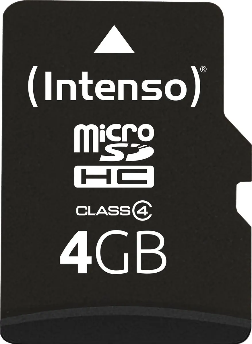Intenso 3403450 MicroSDHC Geheugenkaart 4GB