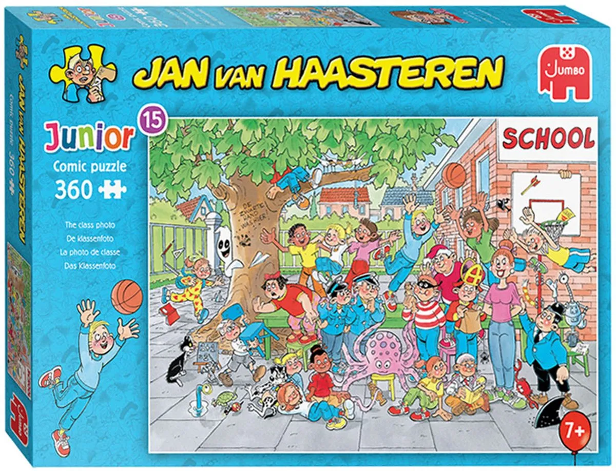 Jan van Haasteren Junior 15 De Klassenfoto Puzzel - 360 Stukjes - afbeelding 6 van 6