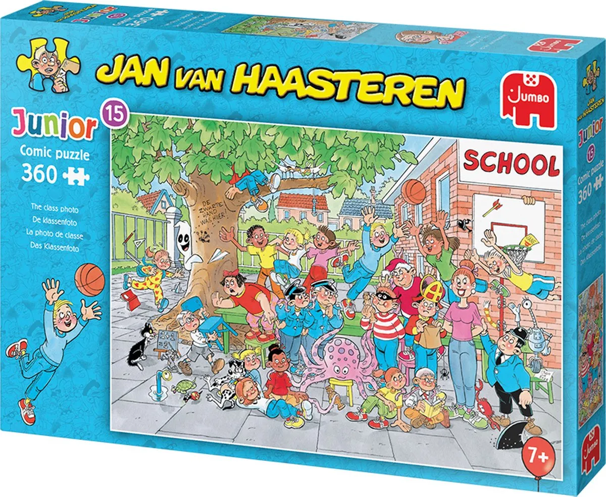 Jan van Haasteren Junior 15 De Klassenfoto Puzzel - 360 Stukjes