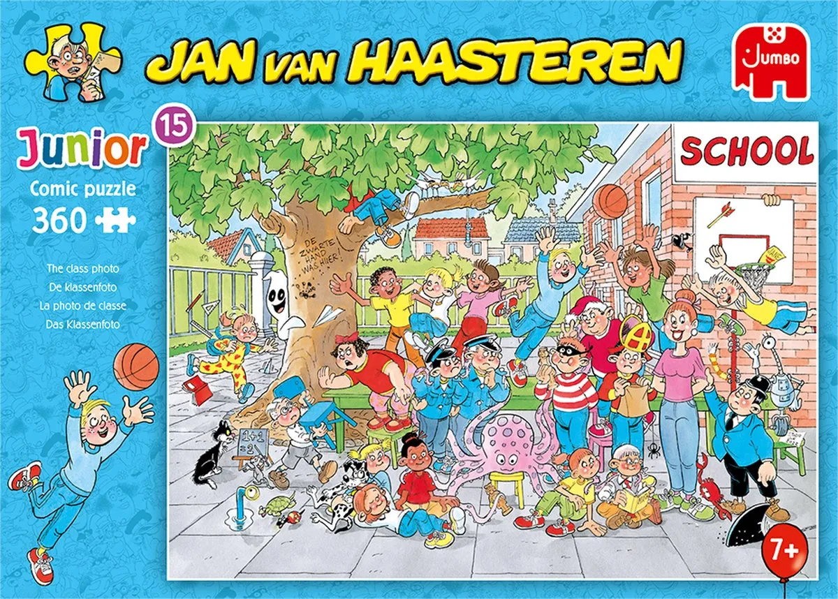 Jan van Haasteren Junior 15 De Klassenfoto Puzzel - 360 Stukjes