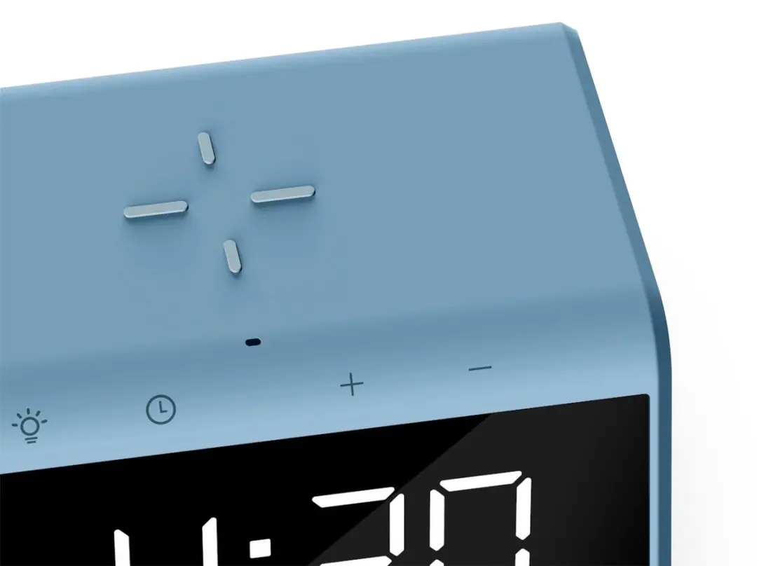Caliber Wekker HCG019QI-PB - Draadloos opladen - Blauw