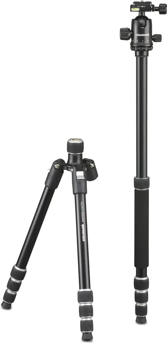 Cullmann Nando 530TM RB8.5 Statief - 3 Secties - Zwart