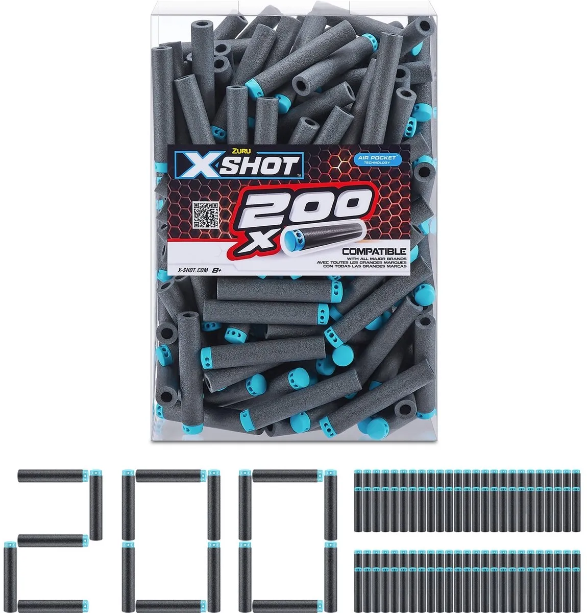 XSHOT Excel Navulpak 200 Darts