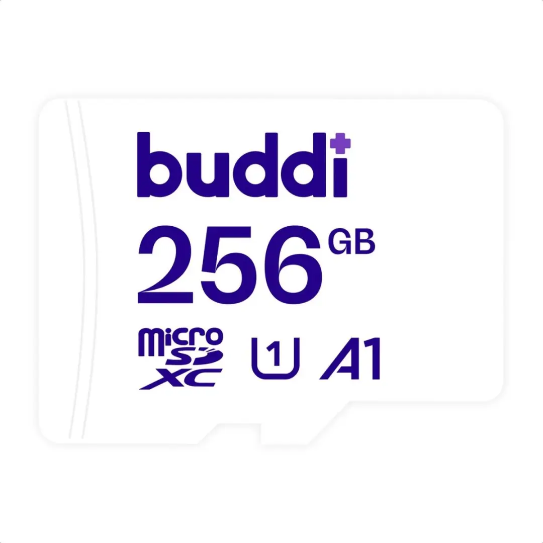 Buddi MicroSDXC 256GB Geheugenkaart