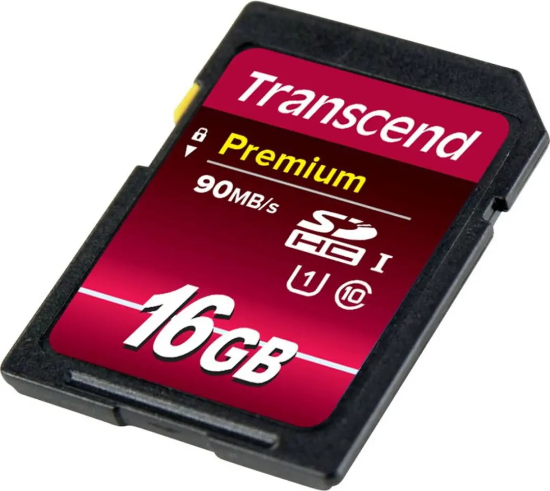 Transcend 16GB SDHC UHS-I TS16GSDU1 Geheugenkaart