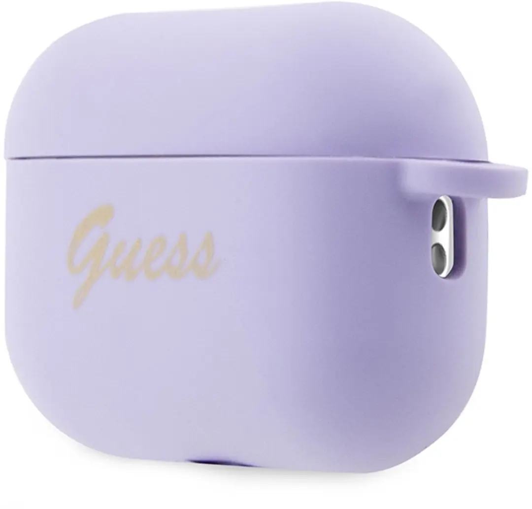 GUESS Heart Silicone Case 3666339110994 - Paars