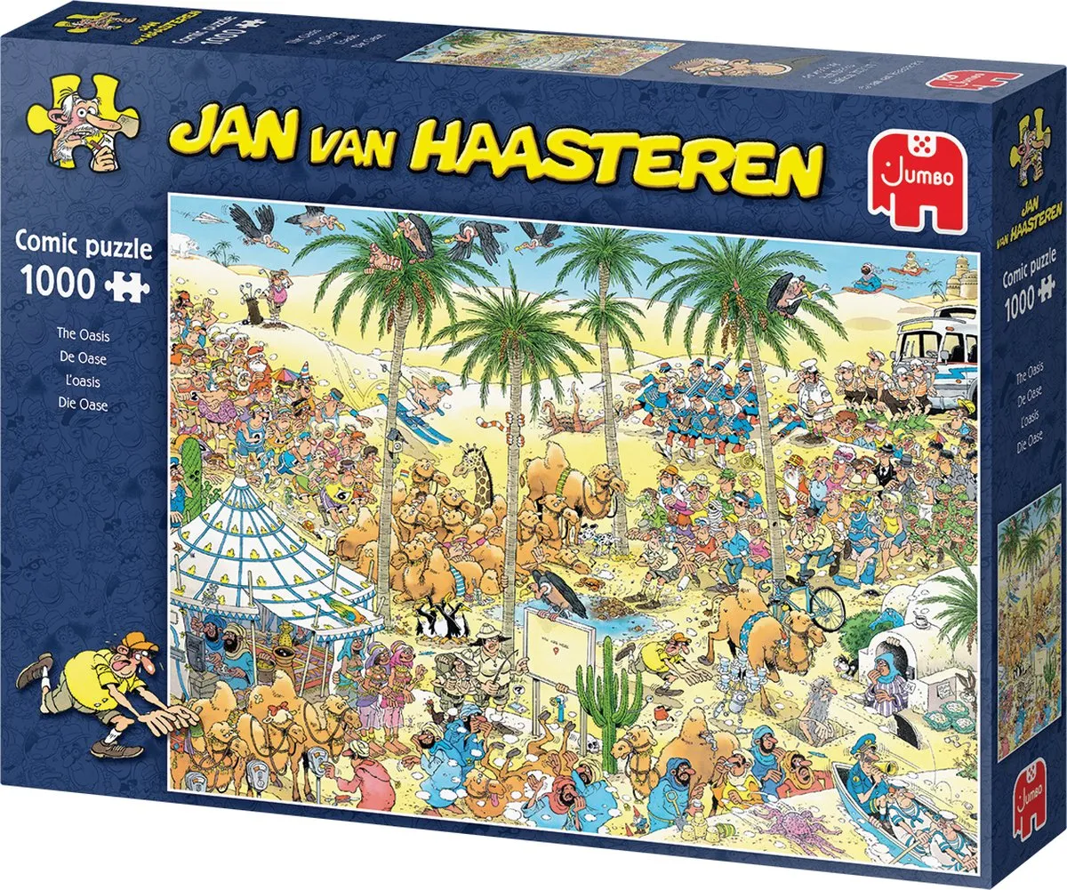 Jan van Haasteren De Oase Legpuzzel 1000 Stuks - Meerkleurig