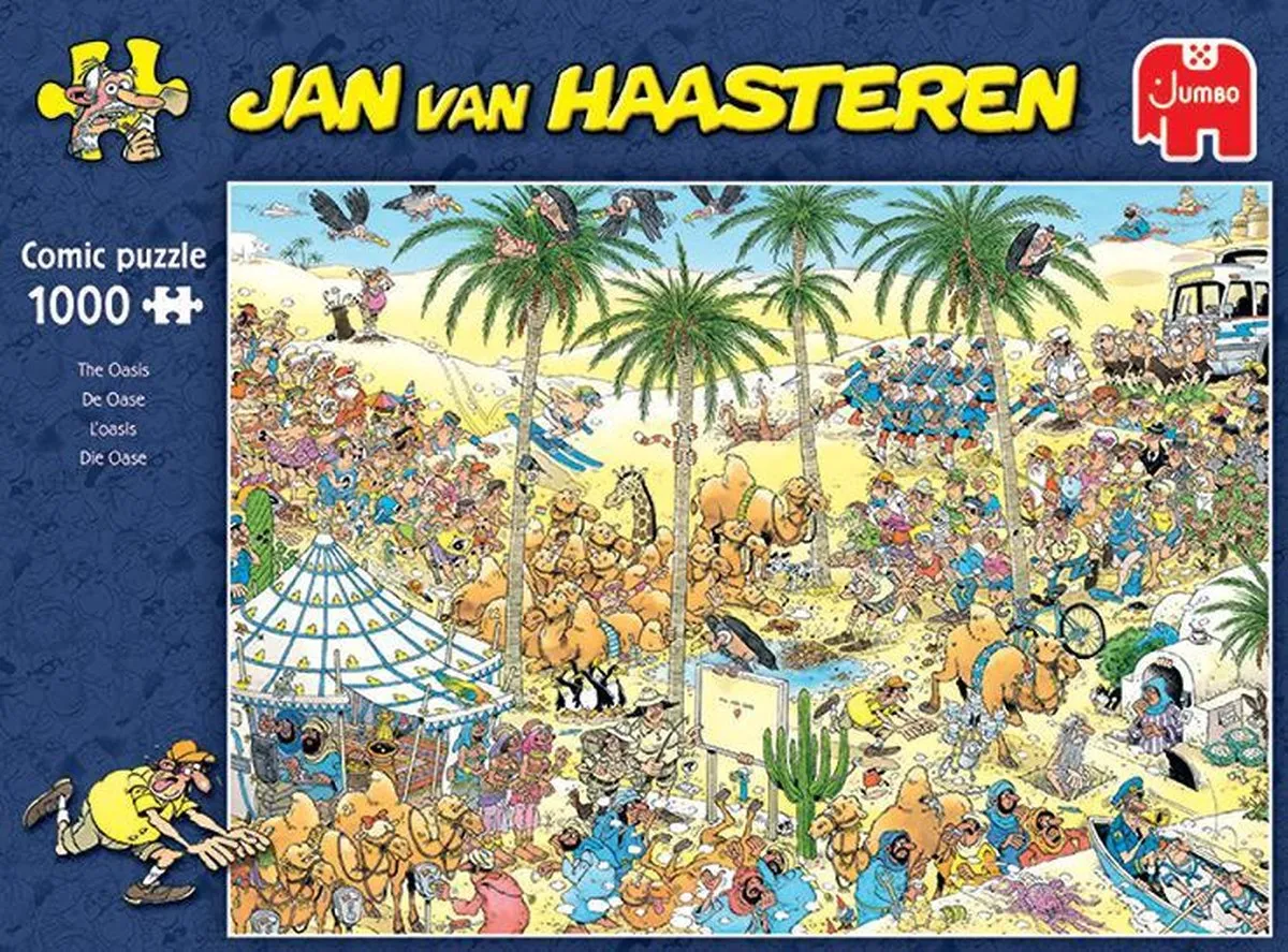 Jan van Haasteren De Oase Legpuzzel 1000 Stuks - Meerkleurig - afbeelding 6 van 6