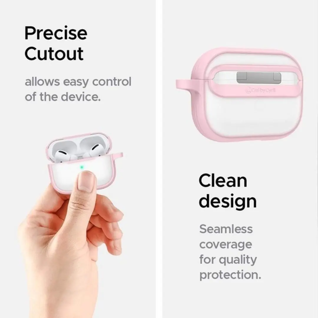 Spigen Cyrill Color Brick ASD00478 Hoesje - Apple AirPods Pro - Roze