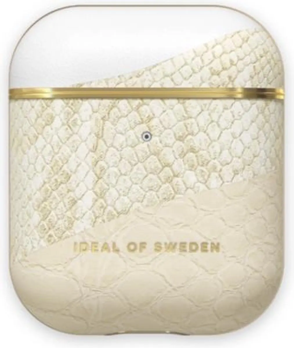 iDeal of Sweden AirPods Case PU Cream Gold Snake