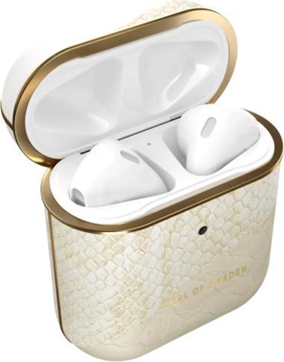 iDeal of Sweden AirPods Case PU Cream Gold Snake - IDAPCSS21-270