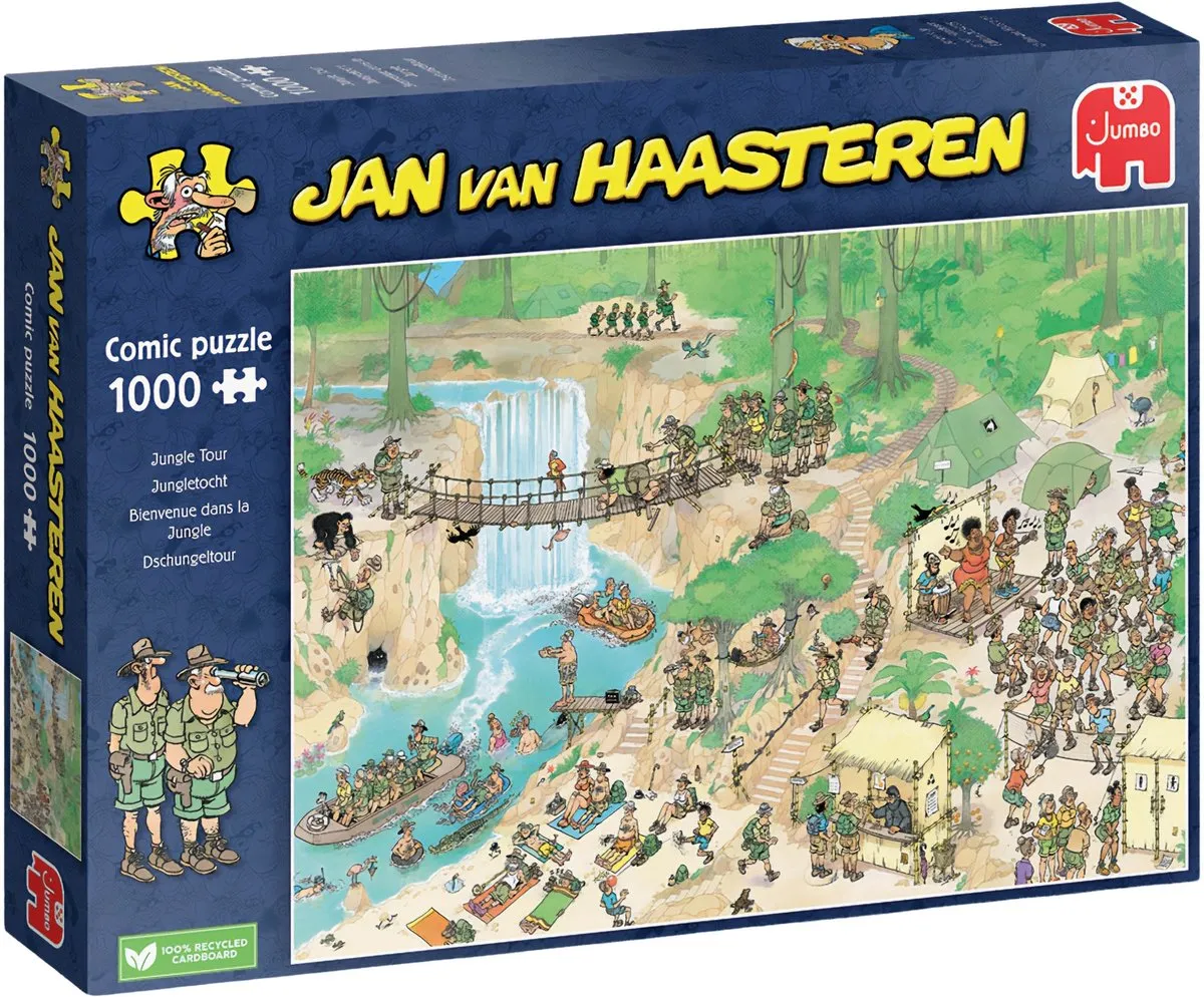 Jan van Haasteren Jungletocht Puzzel 1000 Stuks - Meerkleurig