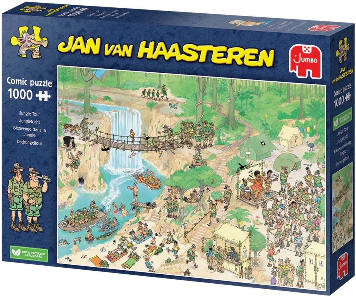 Jan van Haasteren Jungletocht Puzzel 1000 Stuks - Meerkleurig