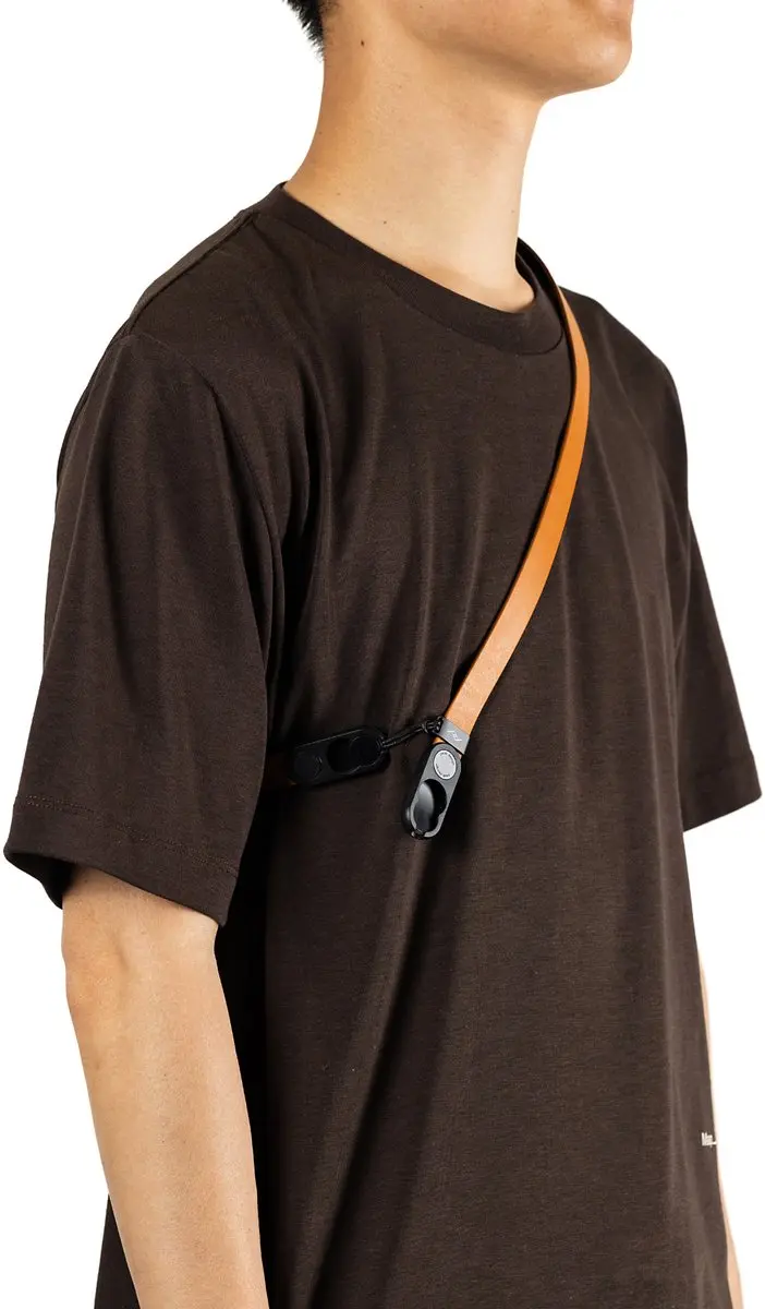 Peak Design Form Leather Camerariem - 103.5cm - Oranje