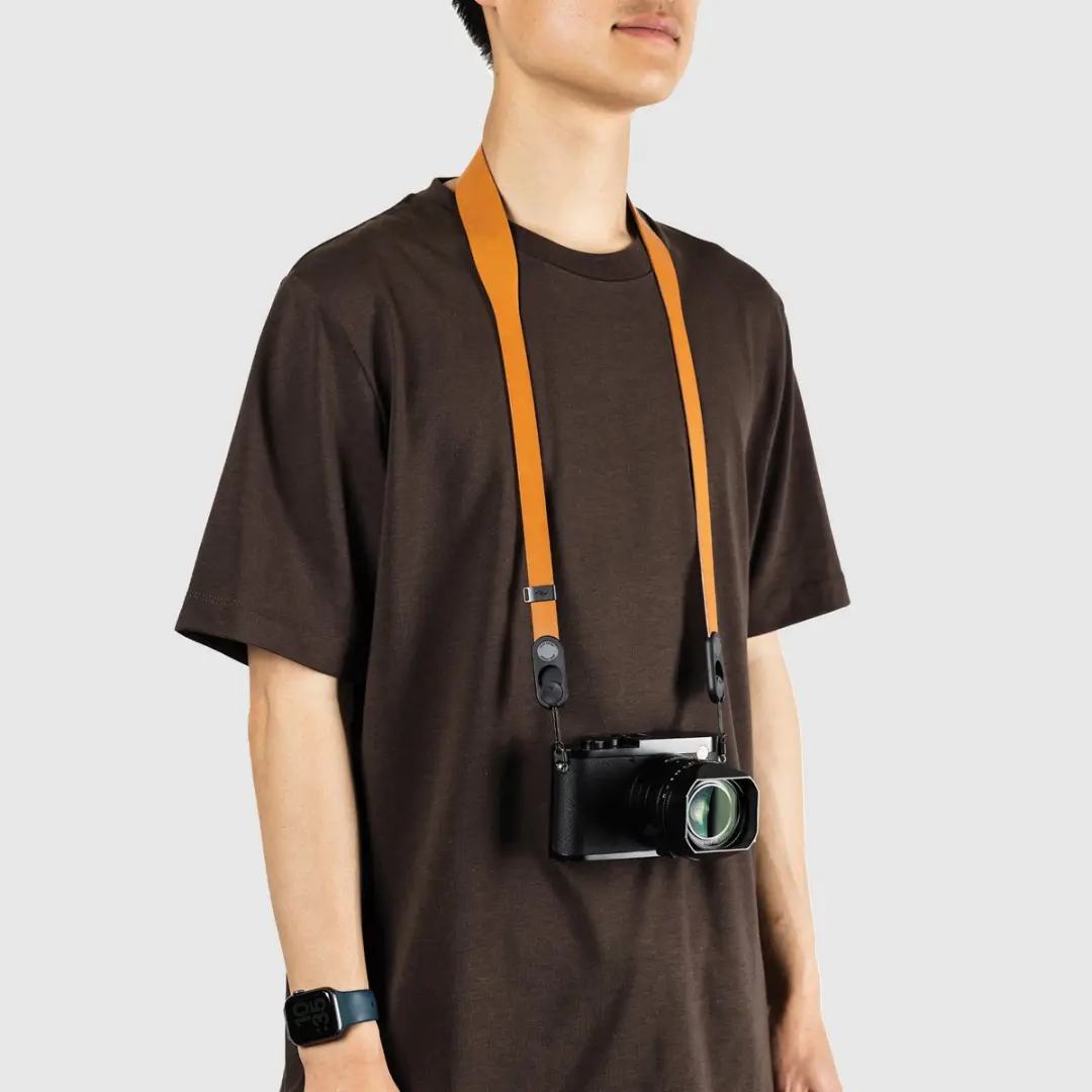 Peak Design Form Leather Camerariem - 103.5cm - Oranje