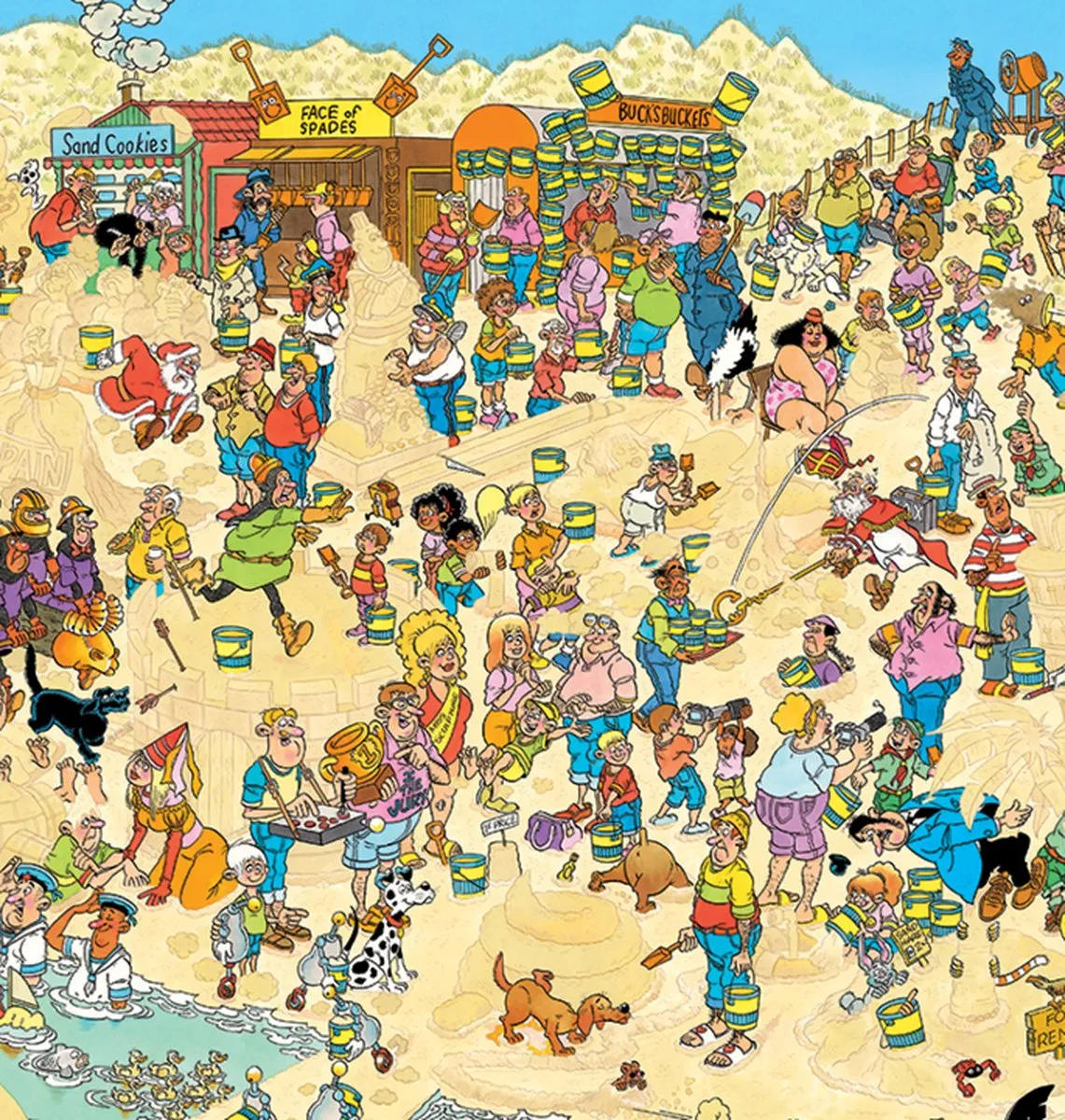 Jan van Haasteren Zandsculpturen 1000 Stuks Legpuzzel - Meerkleurig
