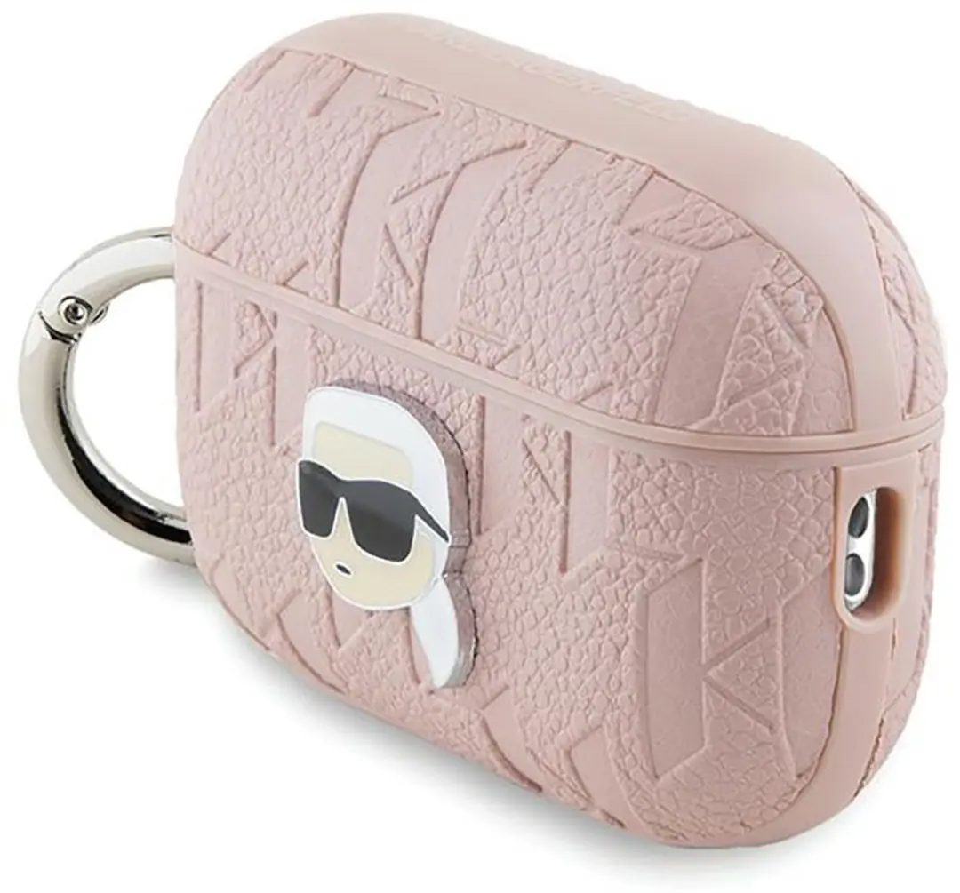 Karl Lagerfeld Monogram Head Case AirPods Pro 2 - Roze