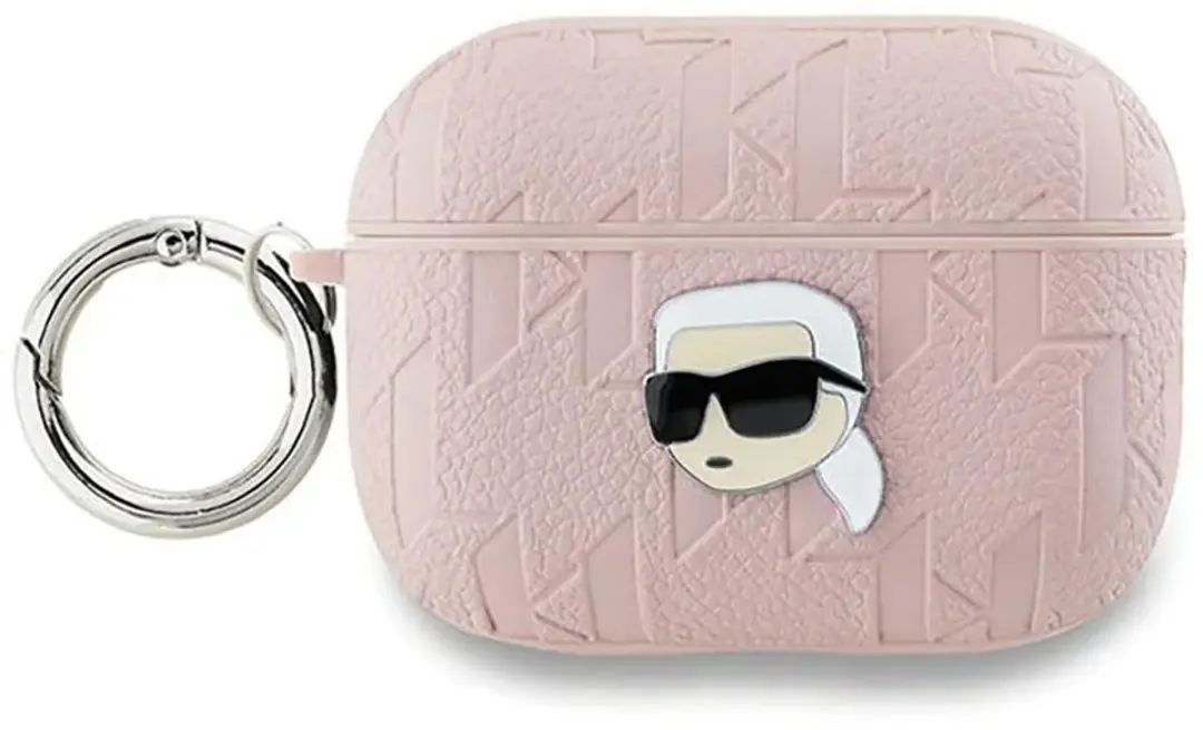 Karl Lagerfeld Monogram Head Case AirPods Pro 2 - Roze
