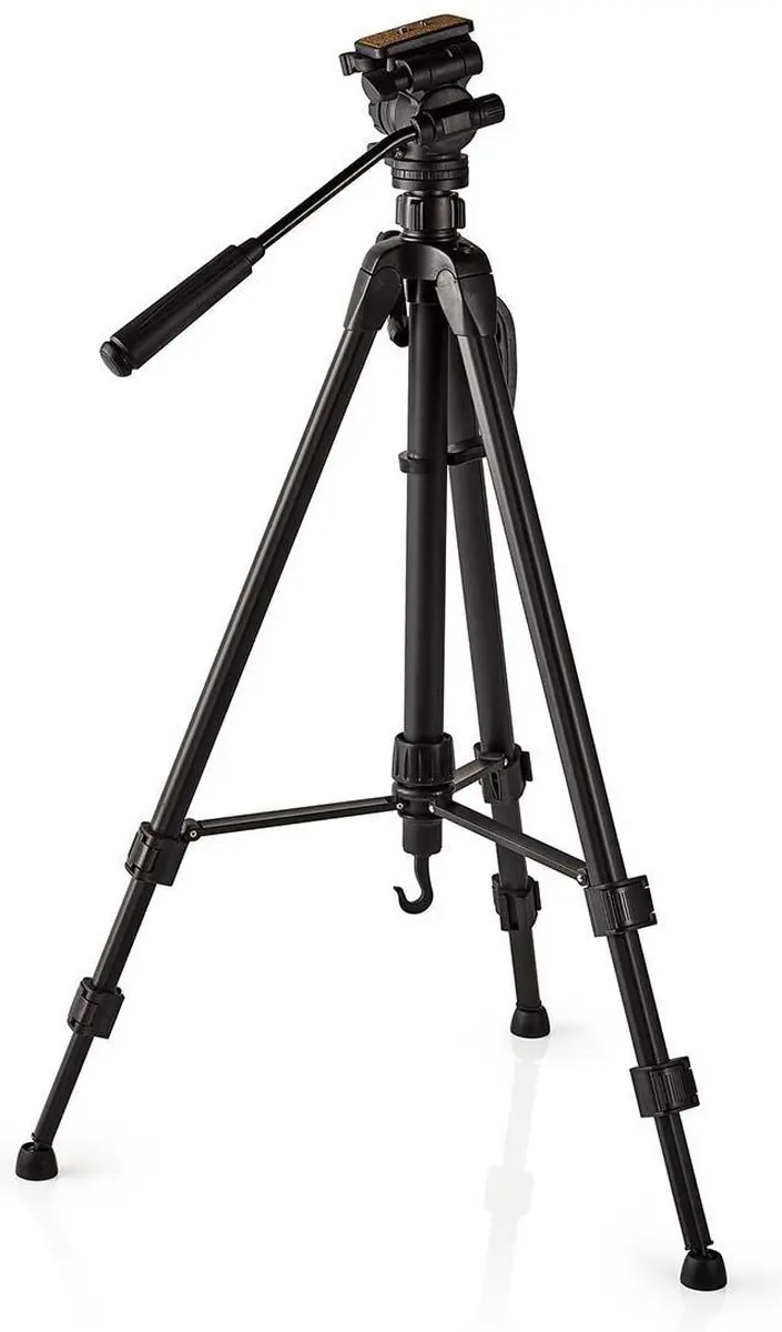 Nedis TPOD4200BK Statief - 3.0 kg - 60-165cm - 3 Segmenten - Zwart
