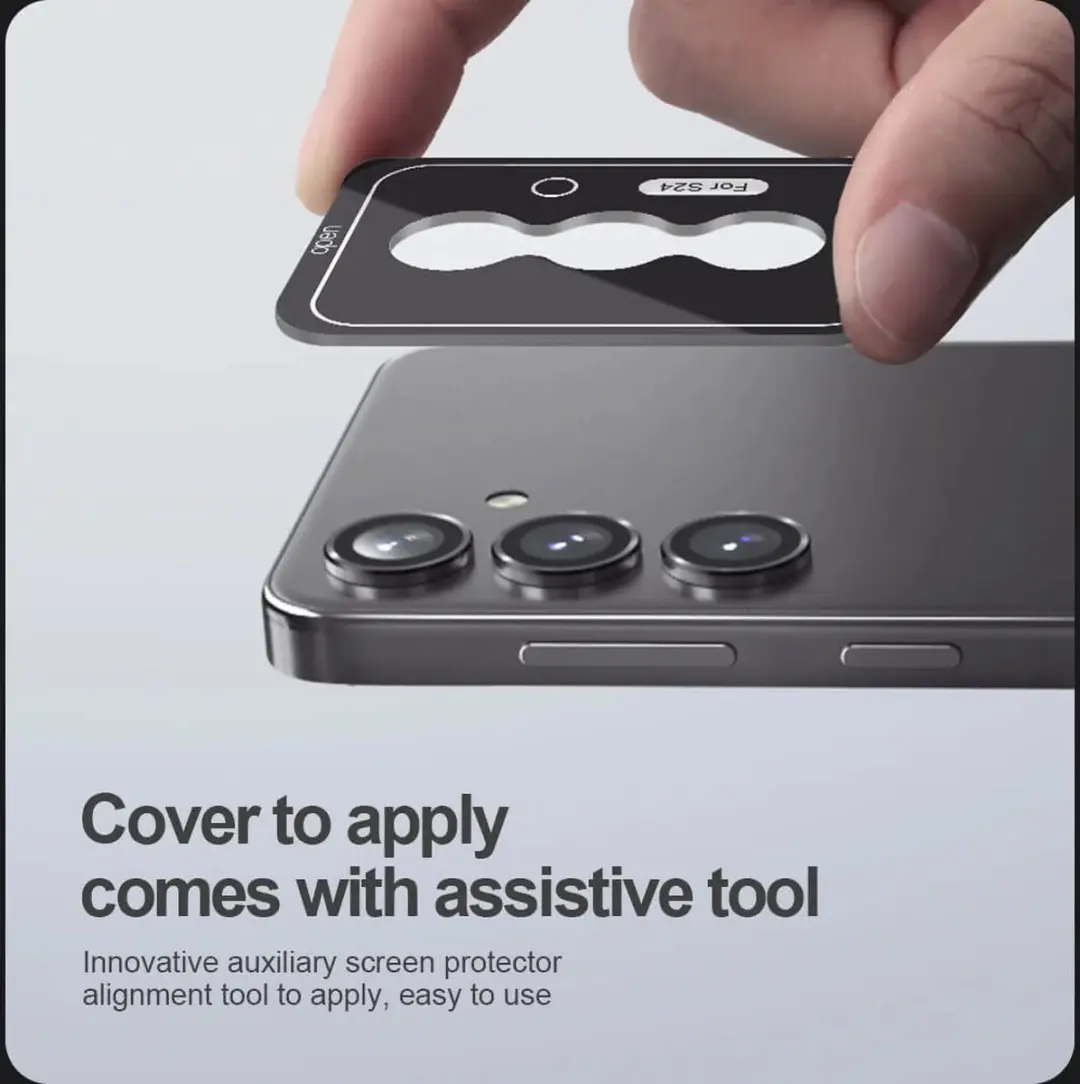 Nillkin Camera Protector Glas voor Samsung Galaxy S24 Plus - Zwart