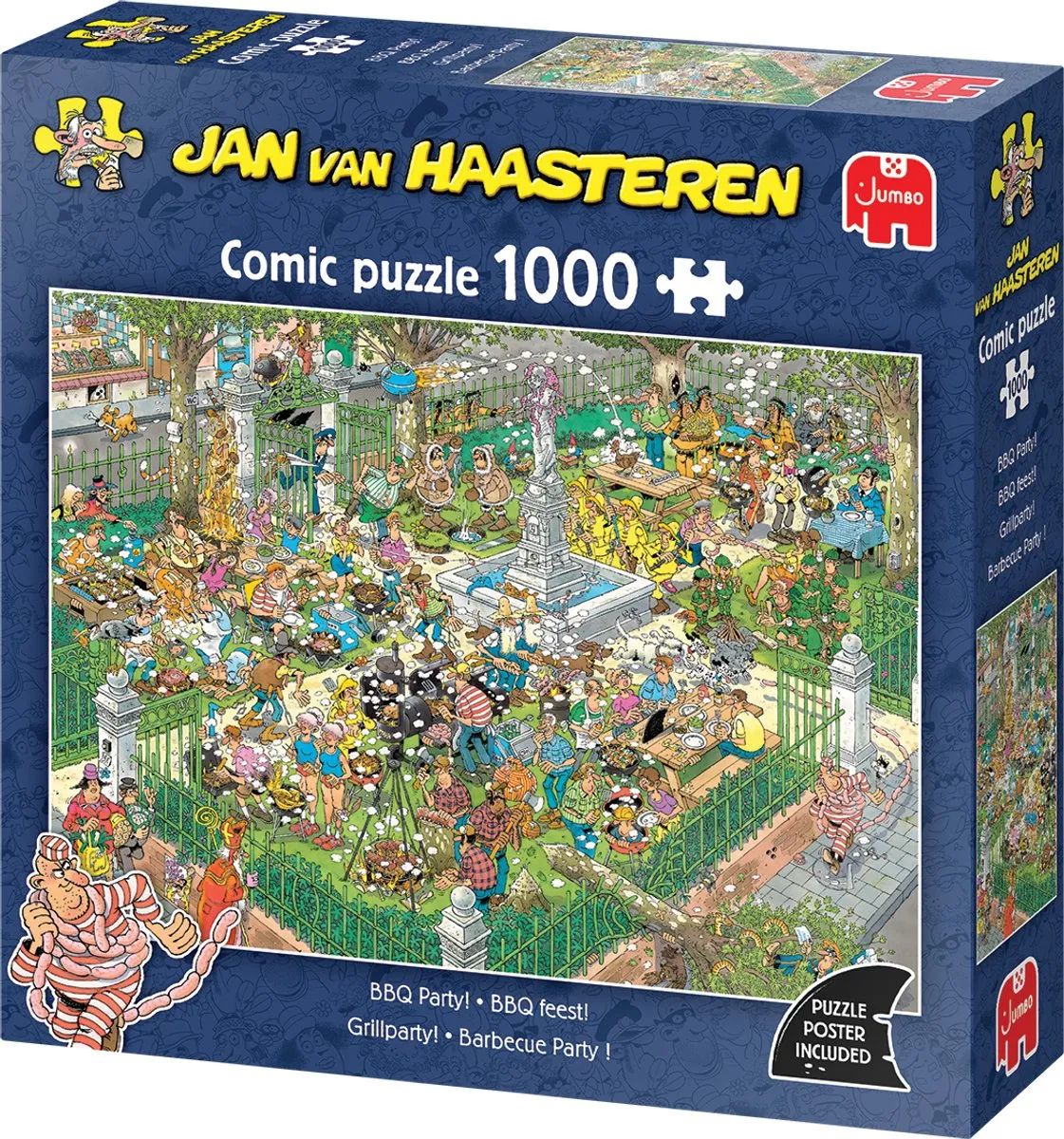 Jan van Haasteren BBQ Feest! Legpuzzel 1000 Stuks - Meerkleurig
