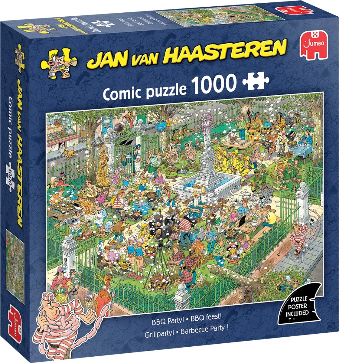 Jan van Haasteren BBQ Feest! Legpuzzel 1000 Stuks - Meerkleurig