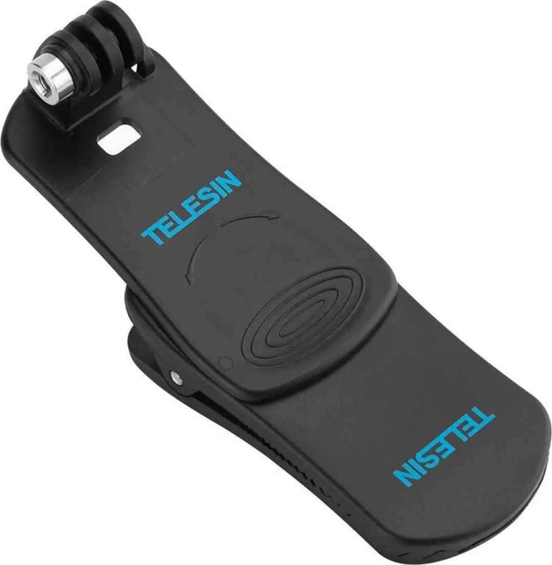 Telesin GP-JFM-003 GoPro Bevestiging - Rugzakmontage - Zwart - afbeelding 4 van 6