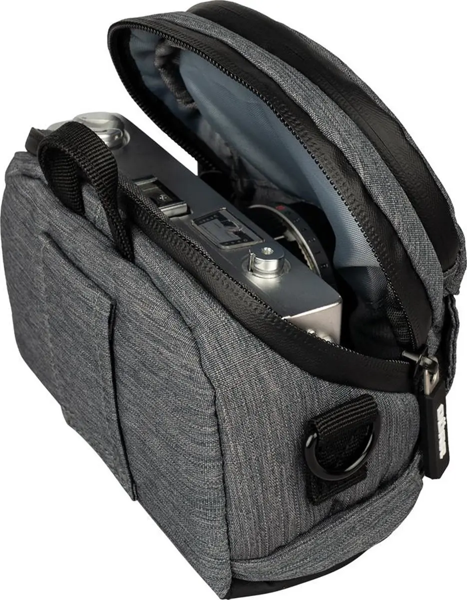 Dörr 456588 Schoudertas - Compactcamera - Zwart/Grijs