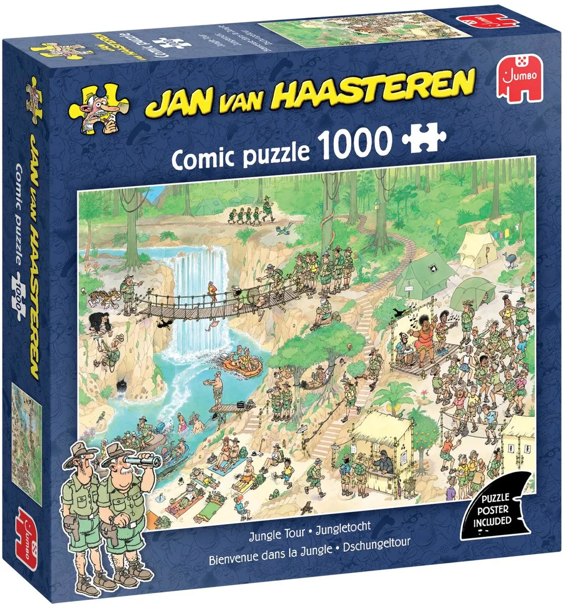Jan van Haasteren Jungletocht Legpuzzel 1000 Stuks - Multicolor
