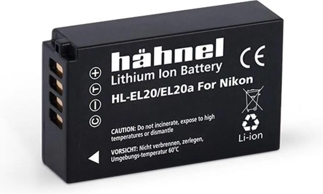 Hähnel HL-EL20/20a Li-Ion Accu 880mAh - Nikon EN-EL20/20a