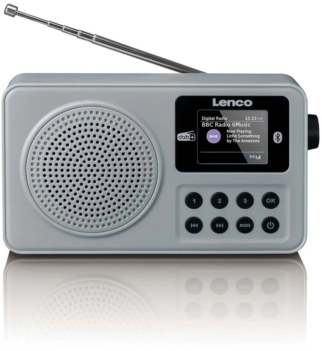Lenco PDR-034GY Draagbare DAB+/FM Radio