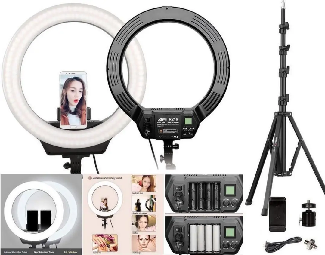 Kingjoy R216+FL2009+BD3+LC15 Ringlight Set