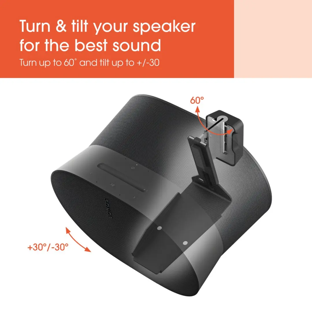 Vogel's SWM 4131 Sonos Era 300 Muurbeugel - Zwart - afbeelding 5 van 6