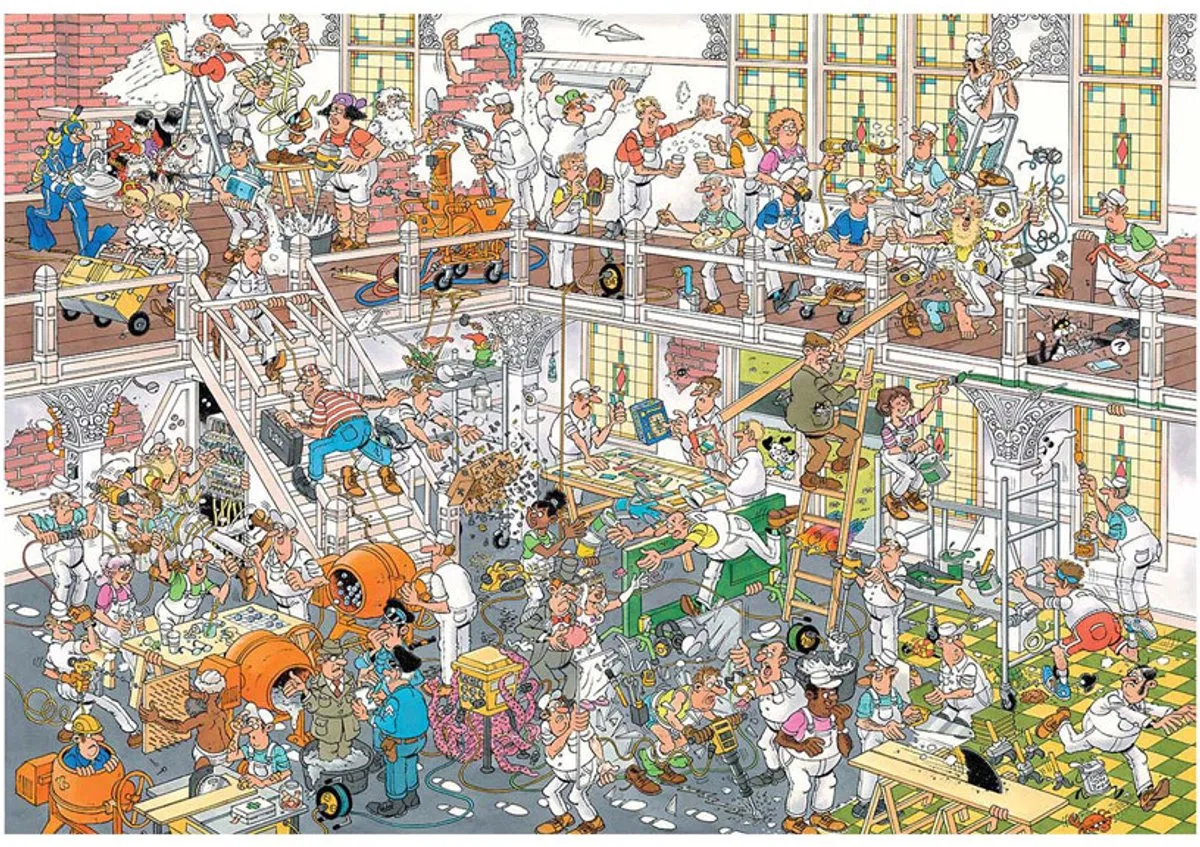 Jan van Haasteren De Verbouwing Legpuzzel 3000 Stuks - Meerkleurig - afbeelding 6 van 6