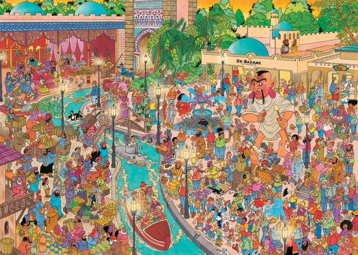 Jan van Haasteren Efteling Fata Morgana Legpuzzel 1000 Stuks - Meerkleurig